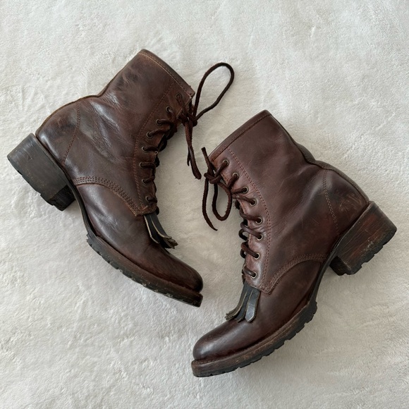 Freebird by Steven x Free People 'Brimfield/Robertson' Fringe Boots Size 8 - Picture 8 of 12